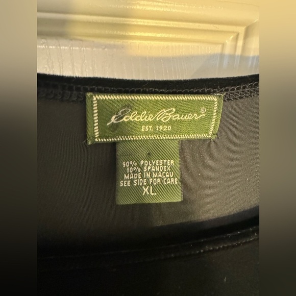 Eddie Bauer Vintage Velvet Half Sleeve Bateau Neckline Dress‎ - Picture 7 of 7